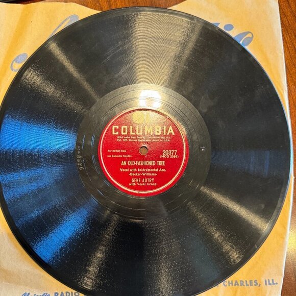 Columbia records 10" 78 speed vintage record "Here Comes Santa Claus" - Picture 4 of 6